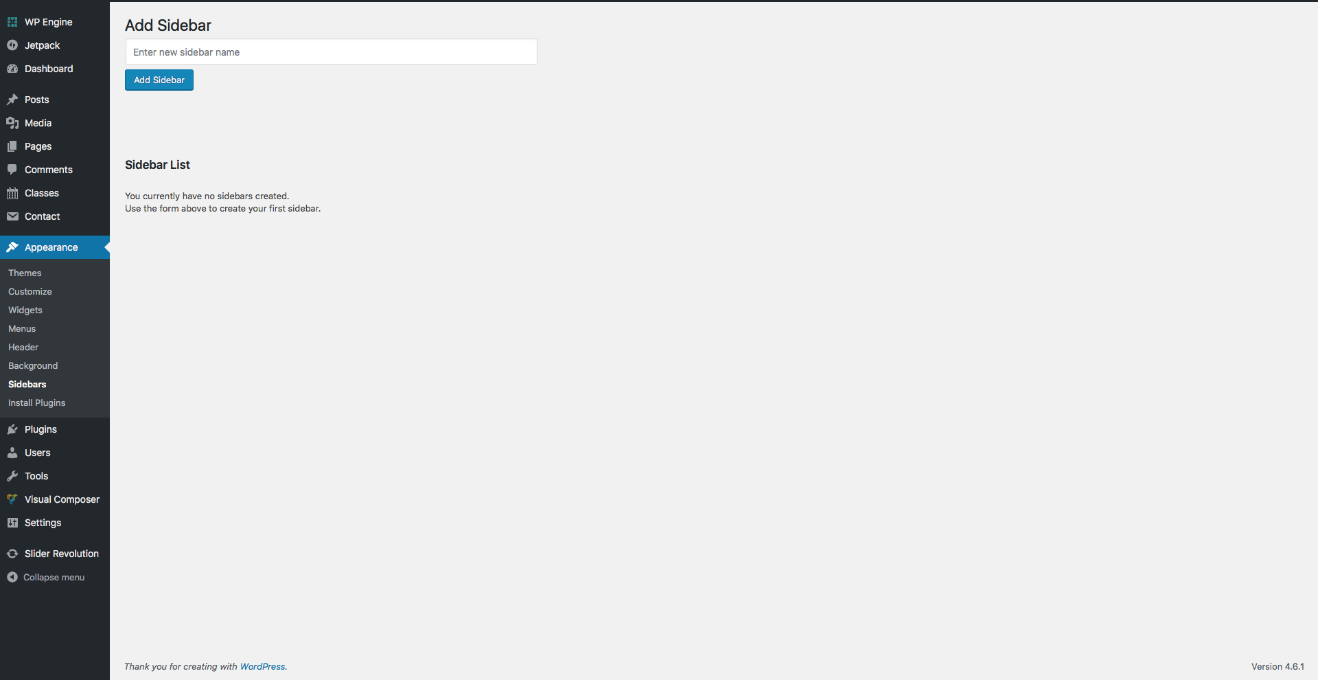 Add Sidebar