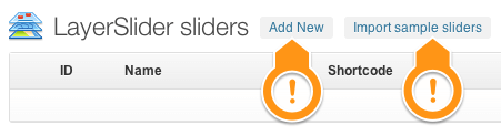 Setting up a Layer Slider