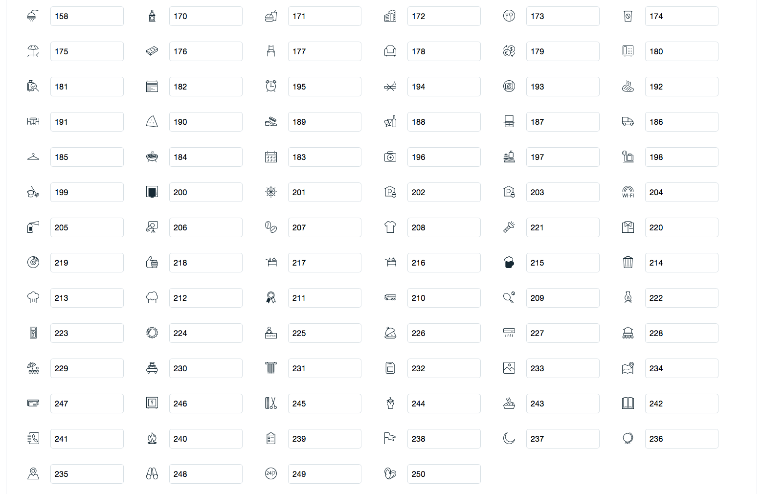 Hotel Icons 3