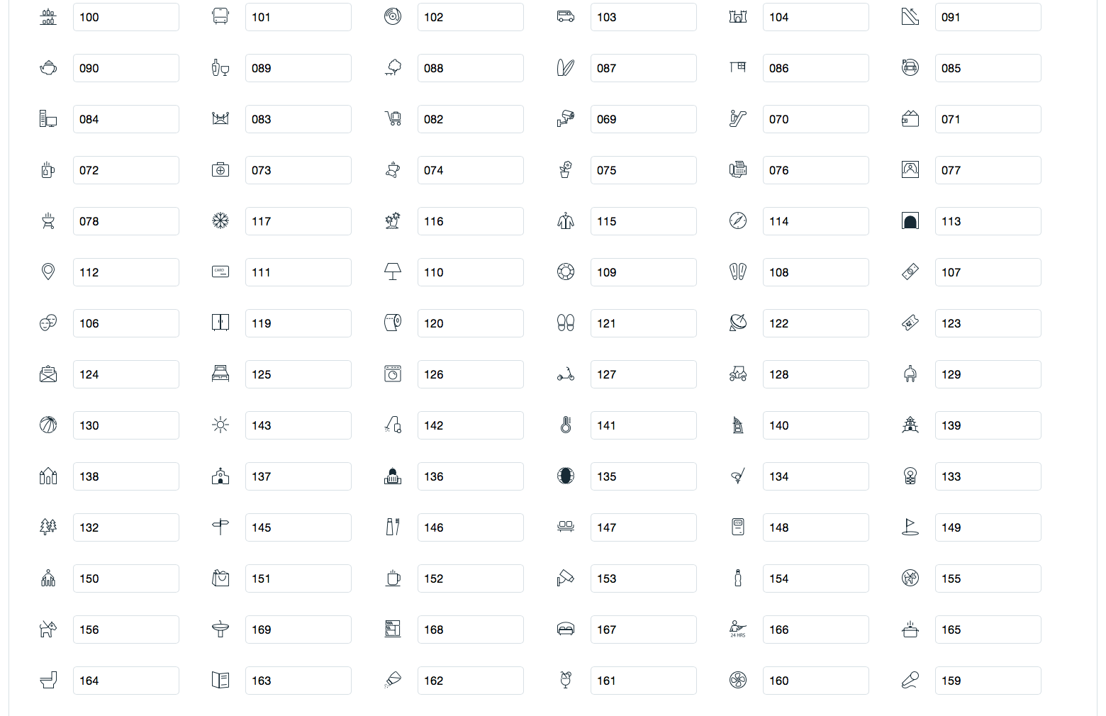 Hotel Icons 2
