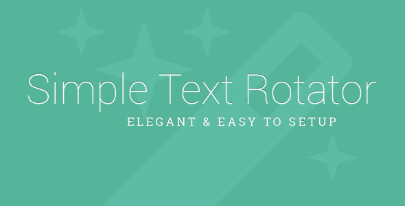 Simple Text Rotator