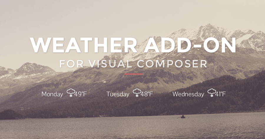 Weather for Visual Composer