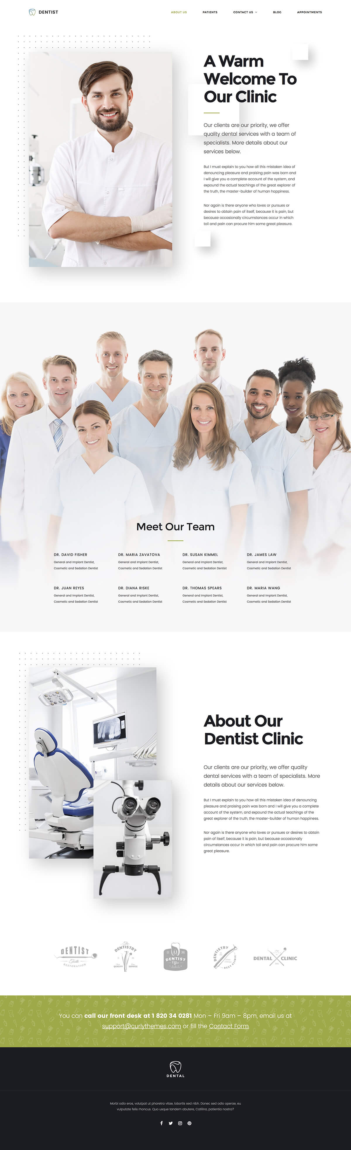 Dentist WP screenshot 2