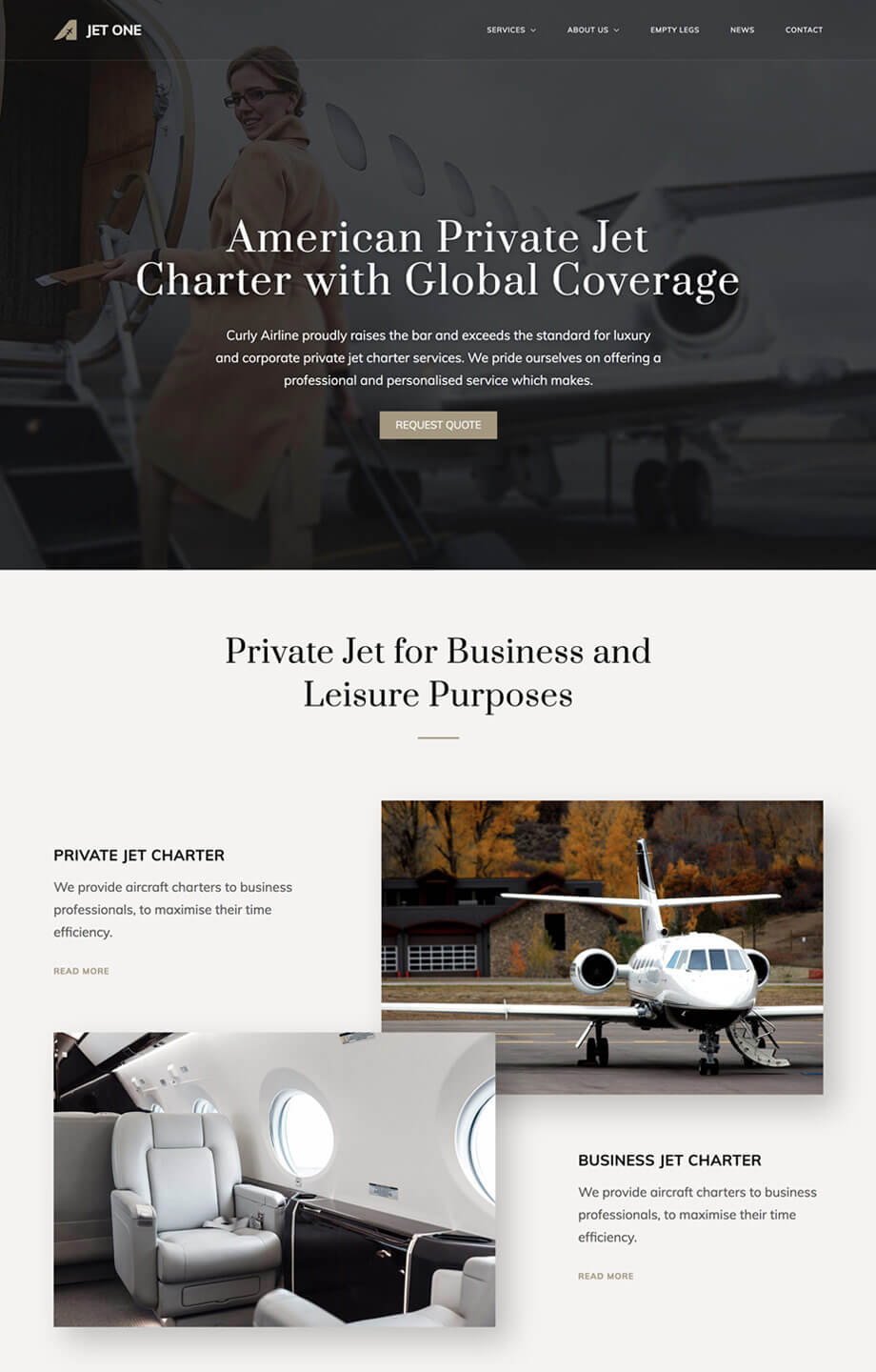 Jet One WordPress Theme