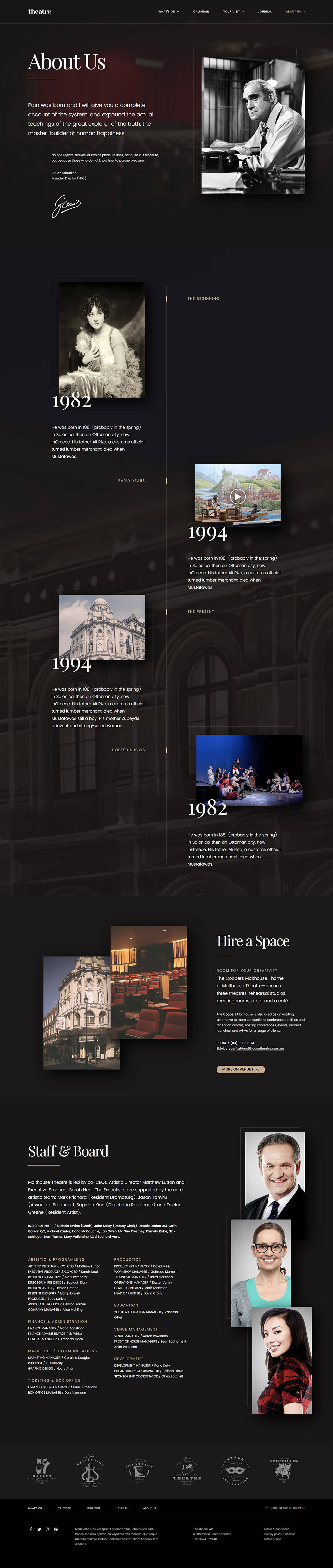 Theatre WordPress Theme